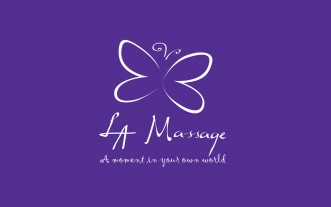 La Massage Een logo voor een massage salon. De eigenaresse wou haar initiale in het logo verwerkt zien. De E en de B. Hiervan is een vlinder gemaakt. Een symbool voor lichamelijke vrijheid en verlichting binnen de wereld van de massage.