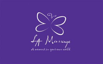 La Massage Een logo voor een massage salon. De eigenaresse wou haar initiale in het logo verwerkt zien. De E en de B. Hiervan is een vlinder gemaakt. Een symbool voor lichamelijke vrijheid en verlichting binnen de wereld van de massage.
